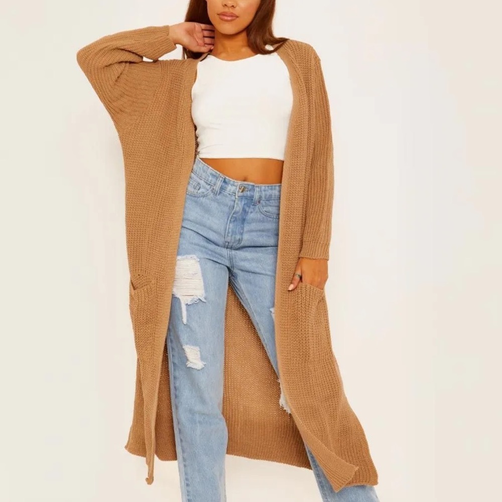 Long Brown Cardigan